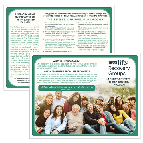 New Life Recovery Tri-Fold