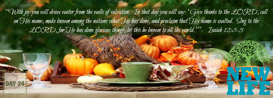Giving Thanks – Day 22: The Art of Thanksgiving