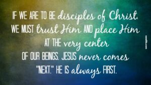 Discipleship Builds Character