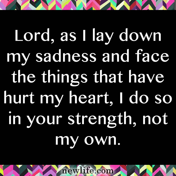 Facing the Sadness