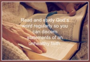 Unhealthy Faith